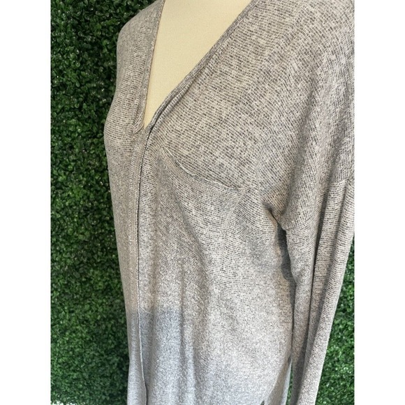 Hem & Thread Gray Open Front Cardigan Womens Size Large - Picture 12 of 15